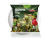 Eisberg salad bag on a white plate