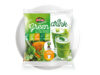Eisberg smoothie mix on a white plate